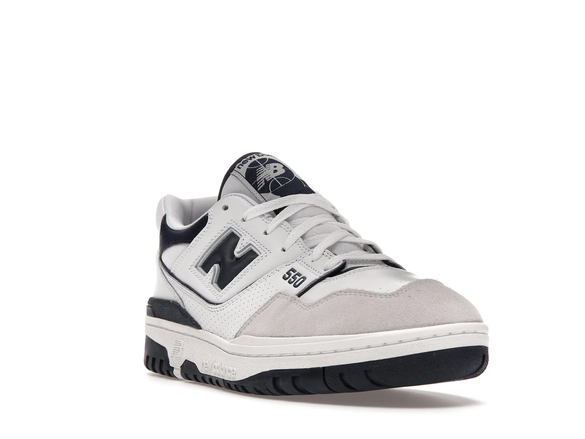 New Balance 550 Navy Blue Fur Trim