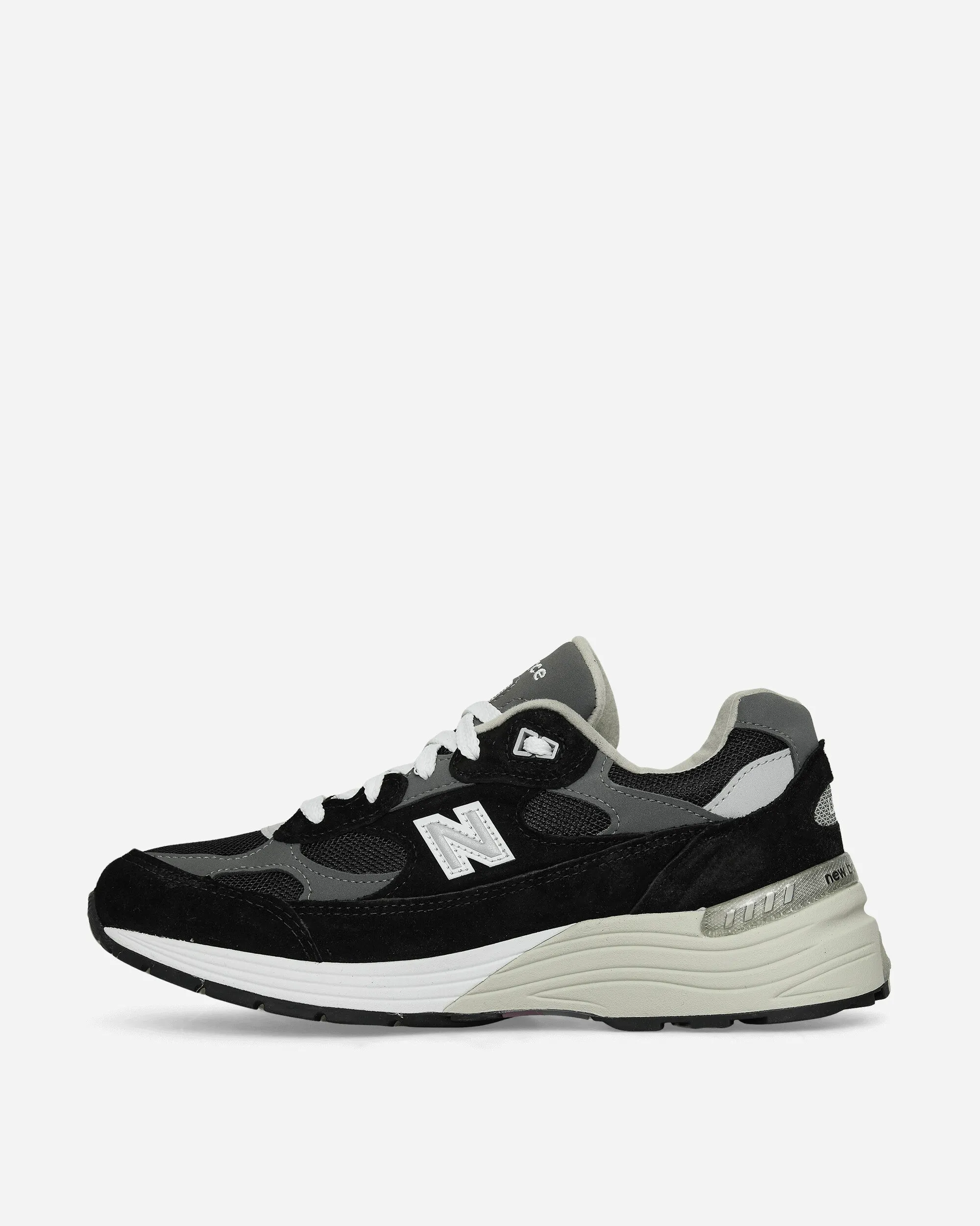 Classic Base Bold Neon Made in USA 992 Sneakers Black / Grey