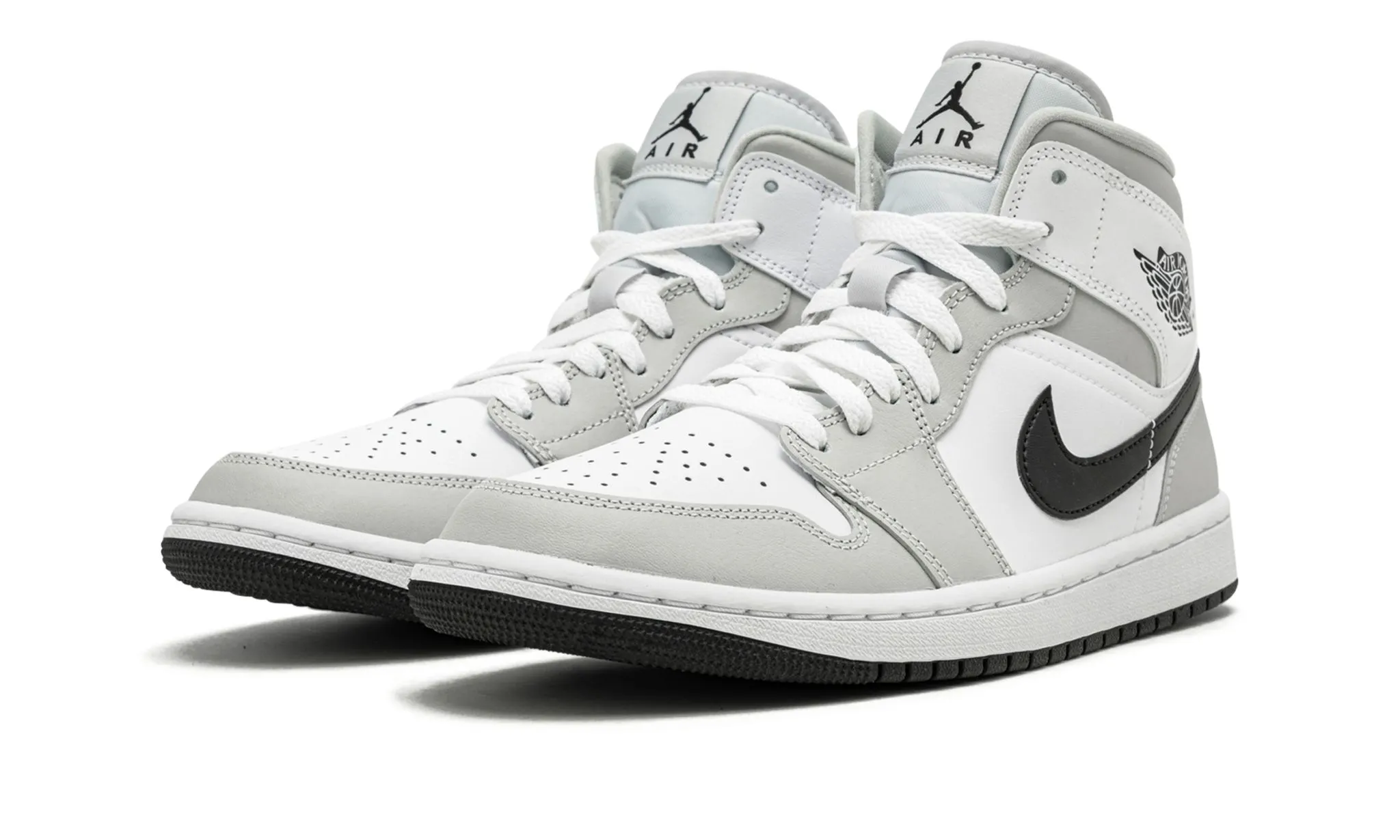 Wmns Air Jordan 1 Mid Grey FOG Bold colors