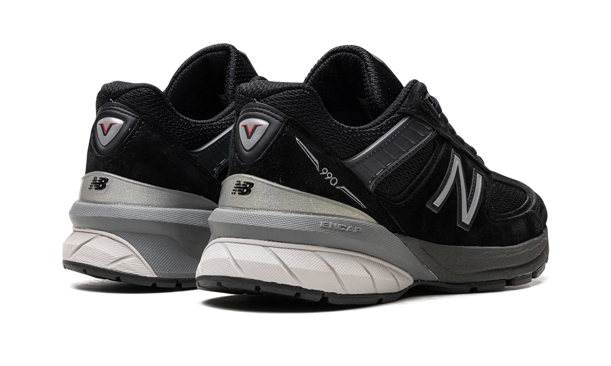 990v5 WMNS "Black / Silver" Skip Hike Stylish Form