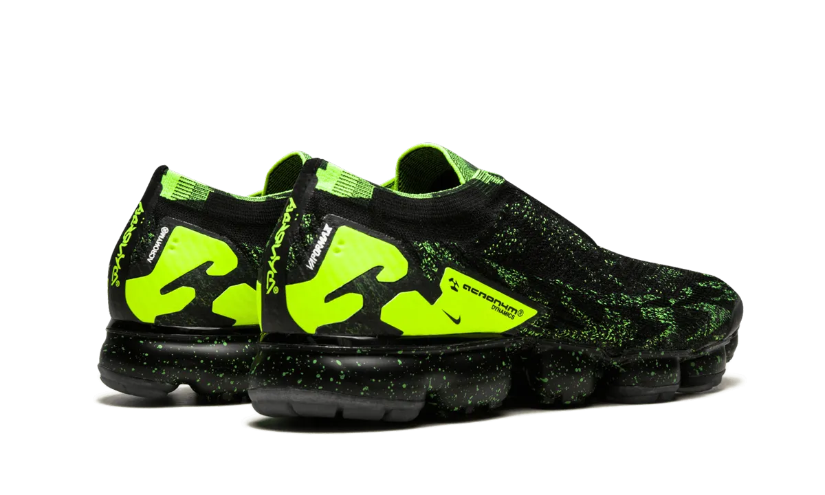 Air Vapormax FK Moc 2 "Acronym - Black/Volt" foam insole shoes Marvelous quality