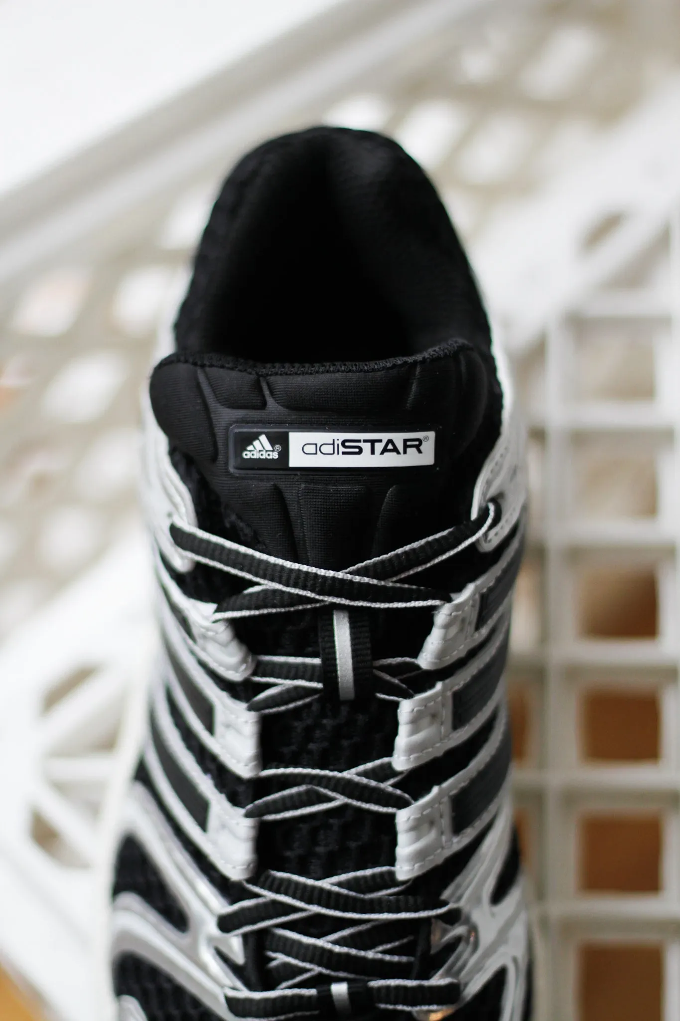 ADIDAS ADISTAR CONTROL 5 "METALLIC SILVER/BLACK" Zebra-Print Joy Mood Urban Style