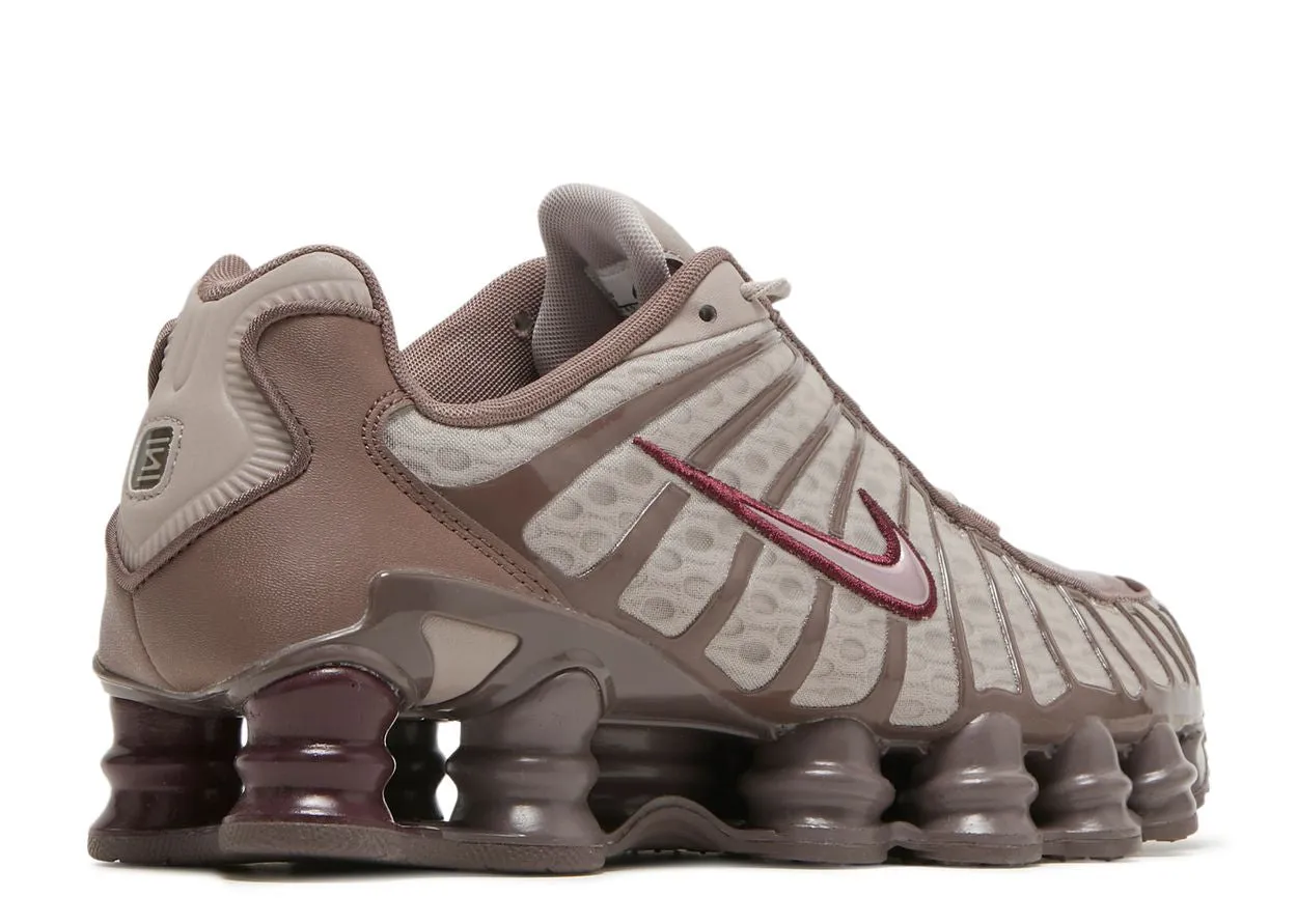 Nike Shox TL Pumice Night Maroon casual wearer