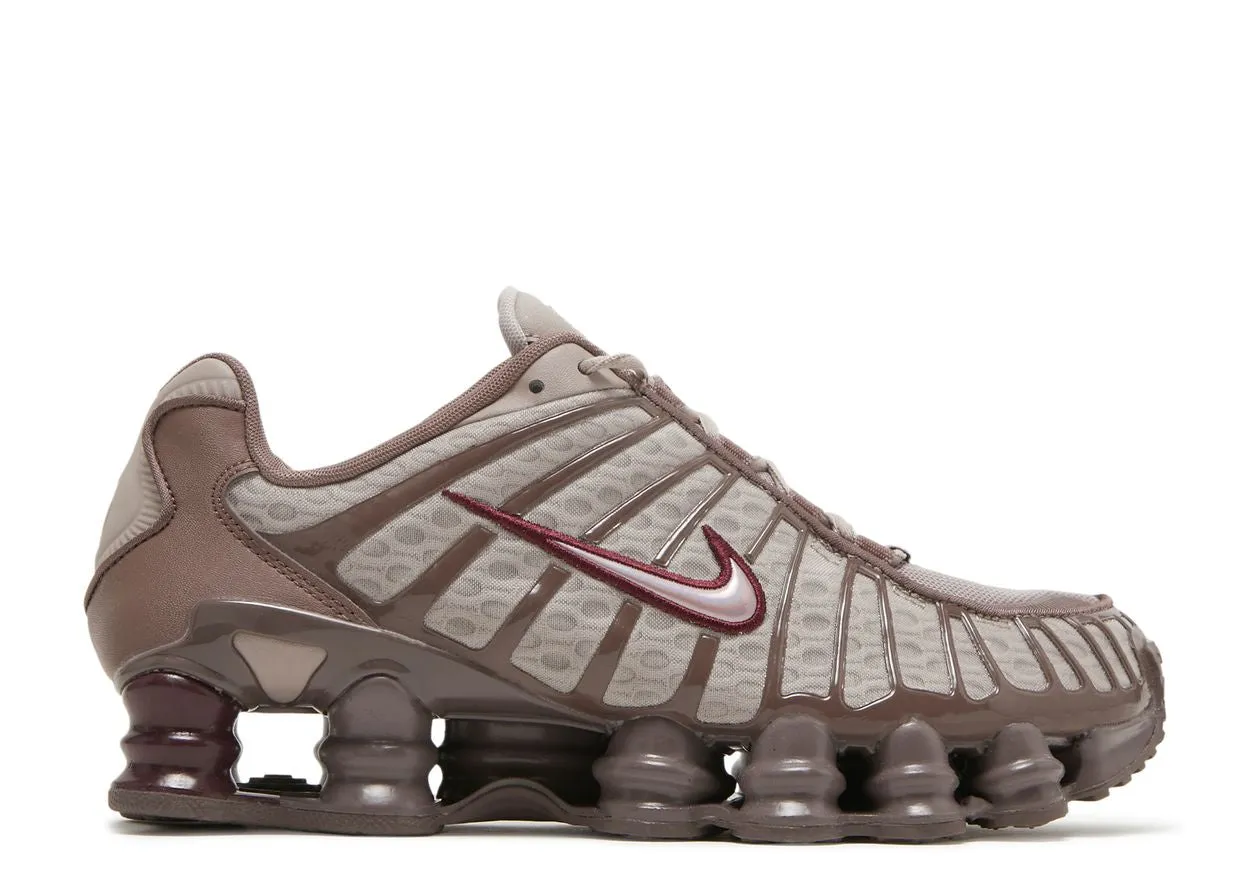 Flexibility Improvement Nike Shox TL Pumice Night Maroon