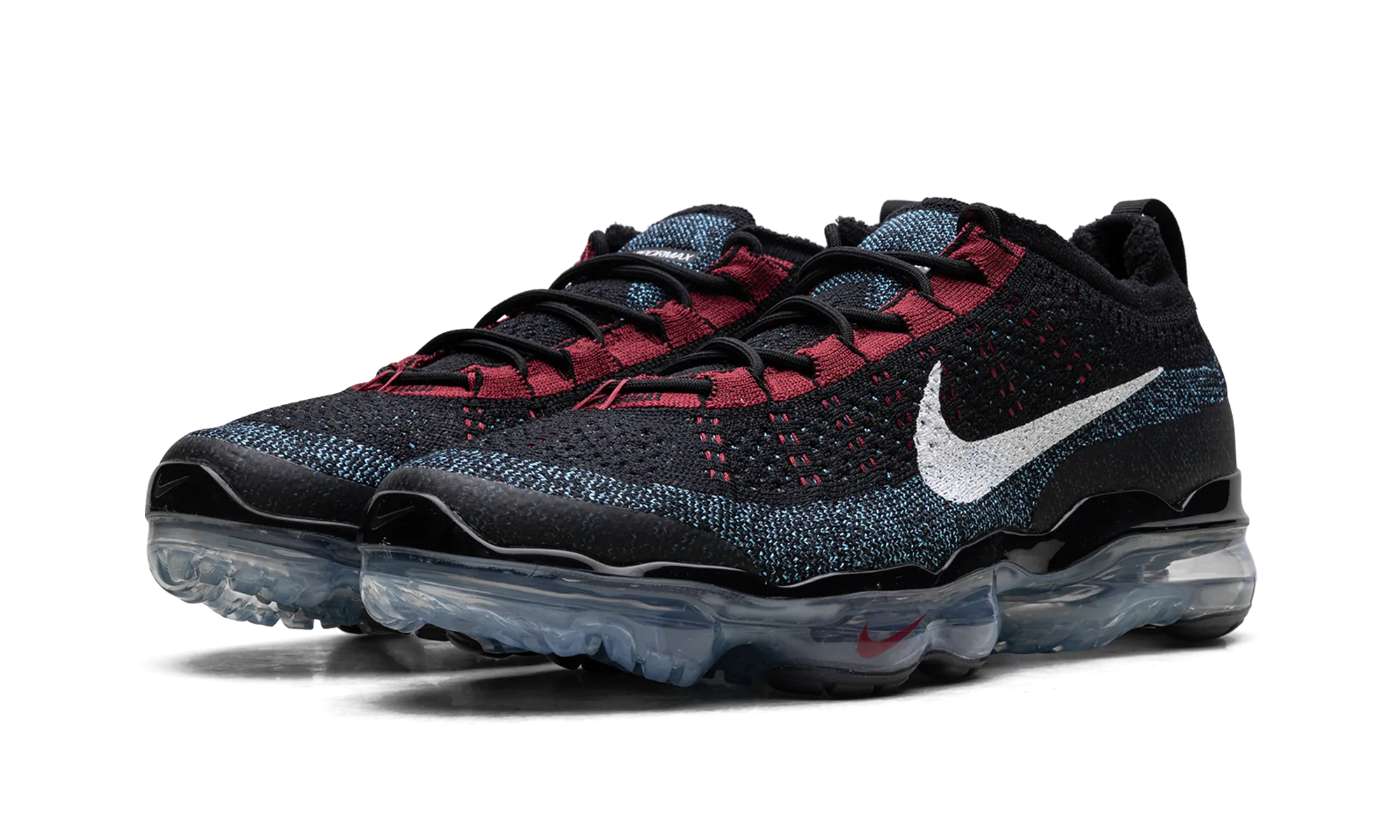 team sports shoes Air VaporMax 2023 Flyknit "Black Red Universtiy Blue"