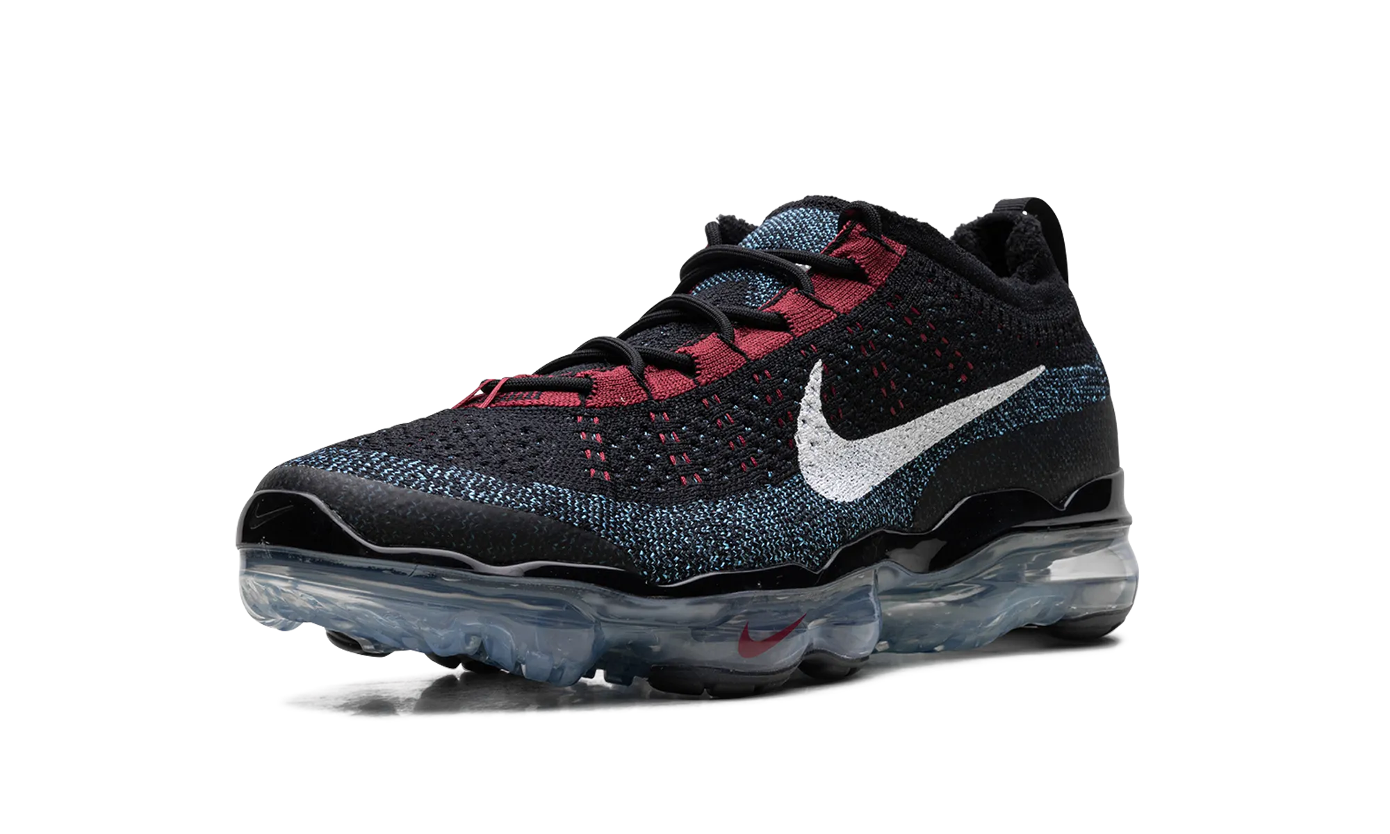 Air VaporMax 2023 Flyknit "Black Red Universtiy Blue" beach running Cardio