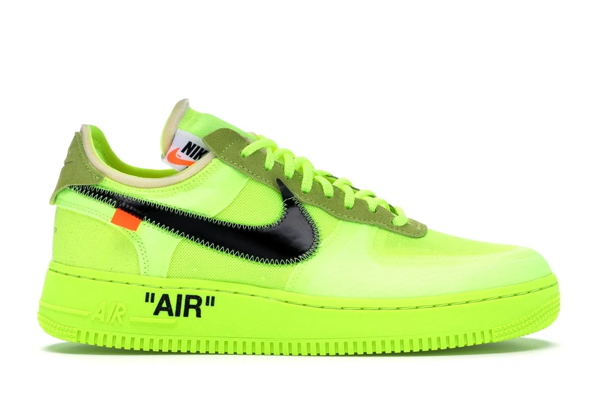 Nike Air Force 1 Low Off-White Volt Neat Look
