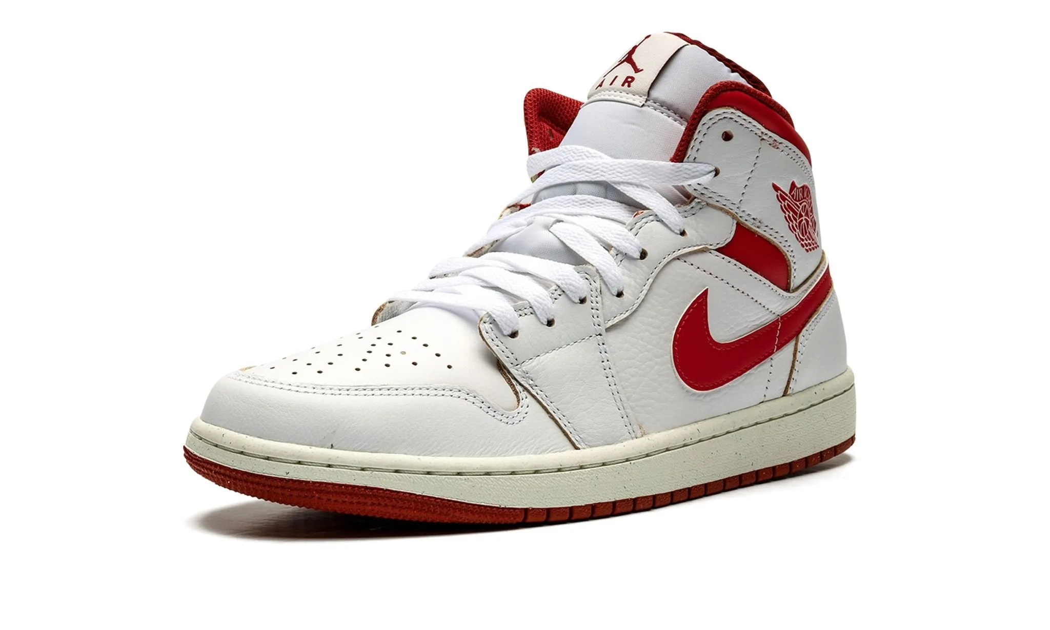 Lightweight Design Air Jordan 1 Mid SE 'White Dune Red'