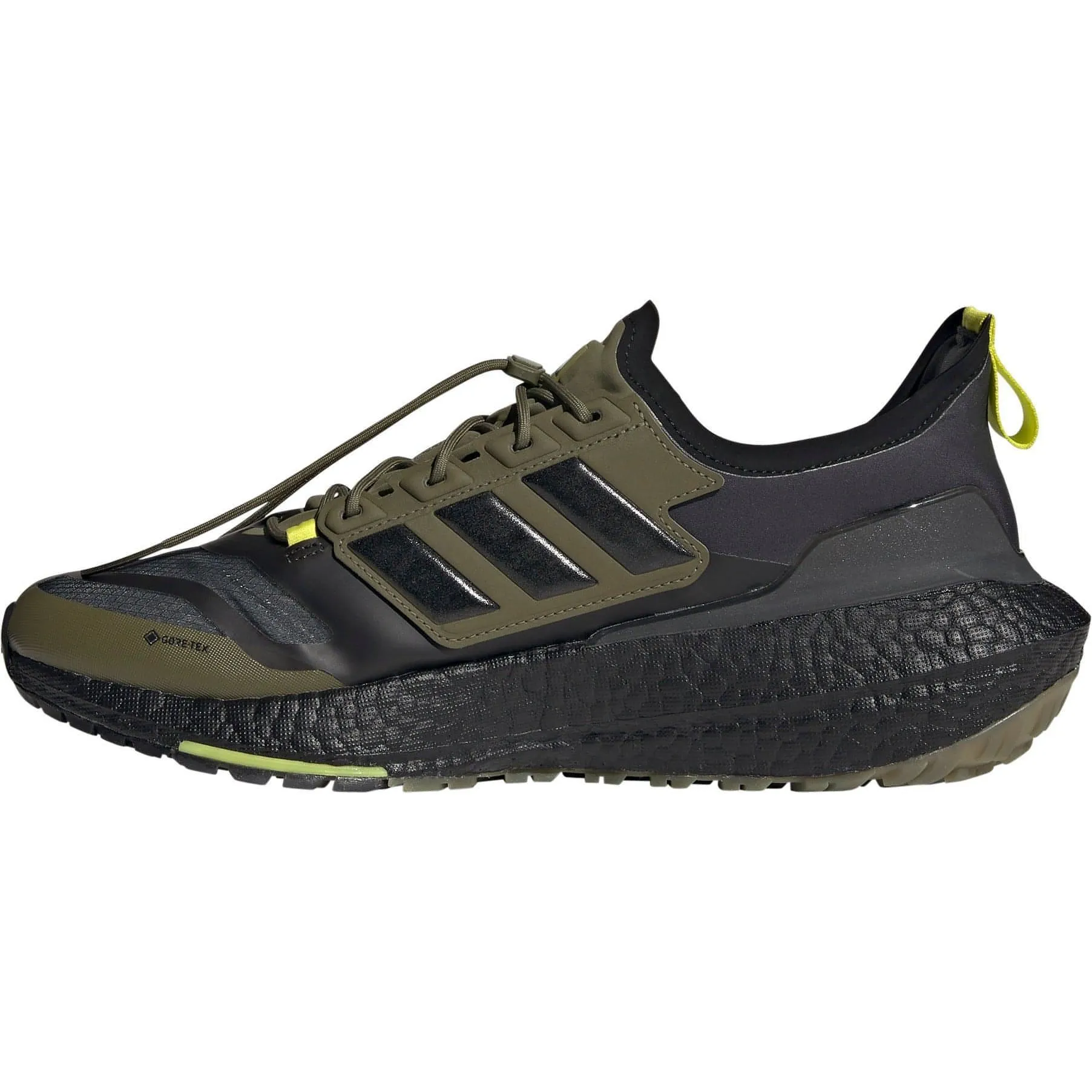 anti static adidas Ultra Boost 21 GORE-TEX Mens Running Shoes - Green