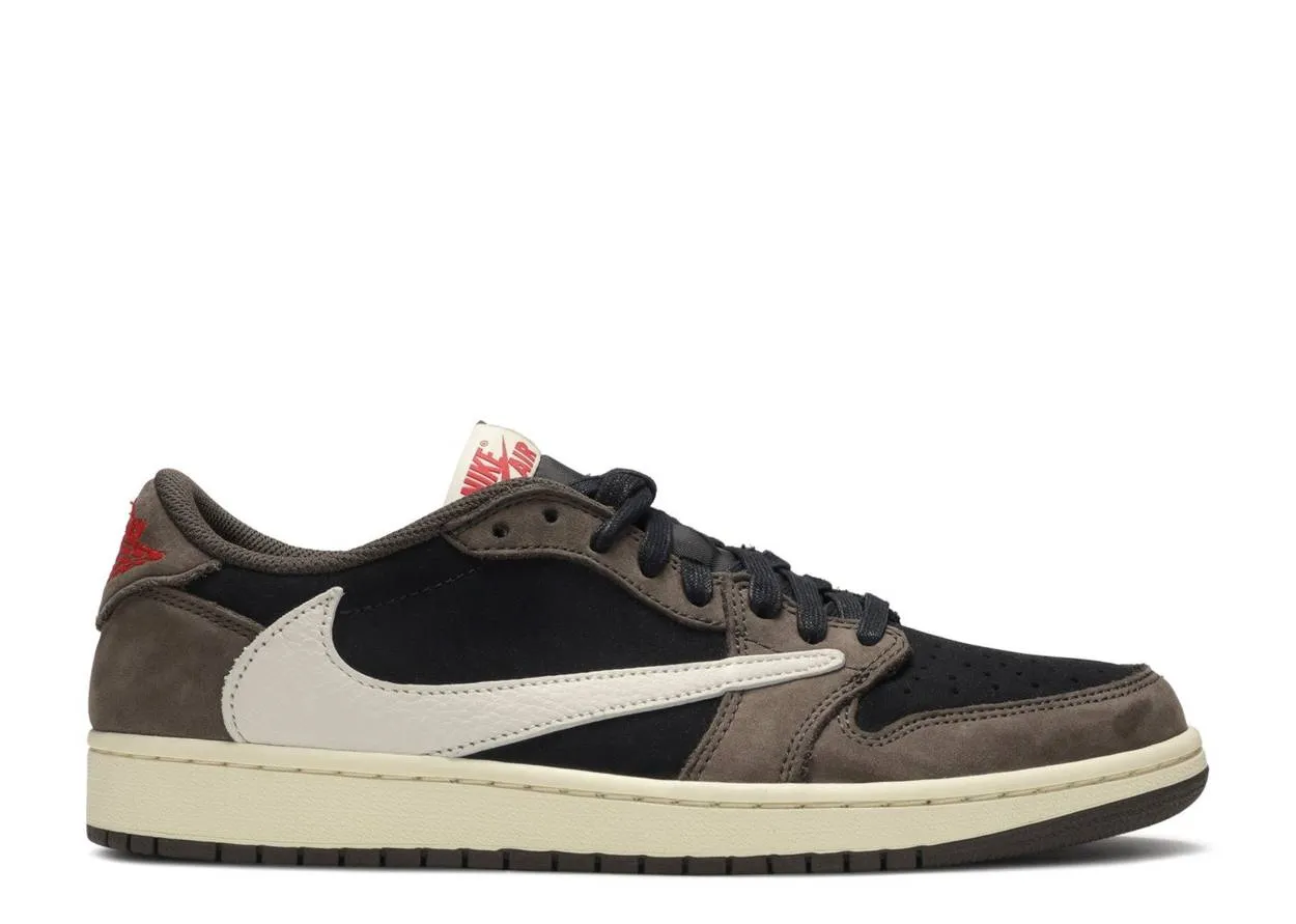 Footwear Flex Comfortable Soles Air Jordan 1 Low OG SP Travis Scott