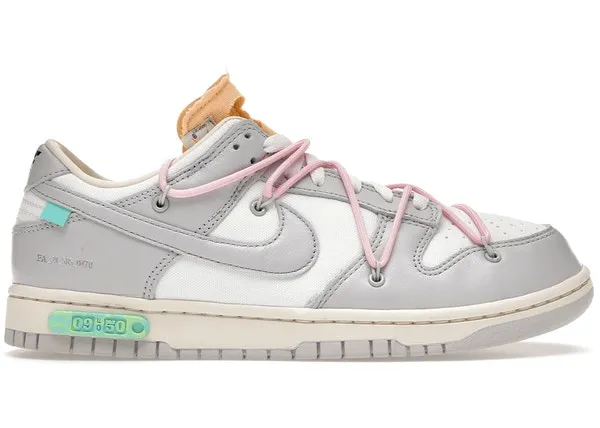 Flexible Footwork Slip On Mules Nike Dunk Low Off-White Lot 9