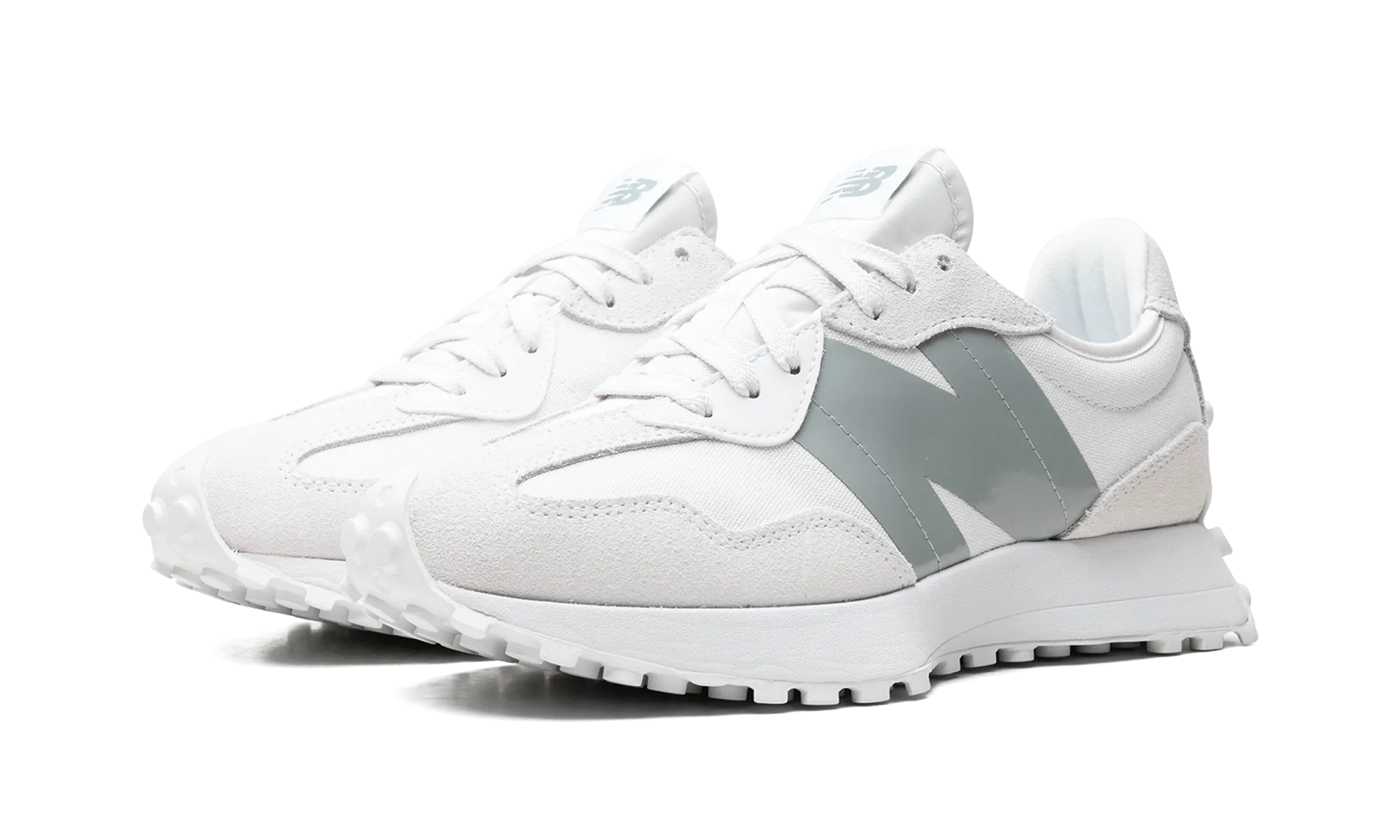 327 WMNS "Grey / Green" Free Move Square Toe Design