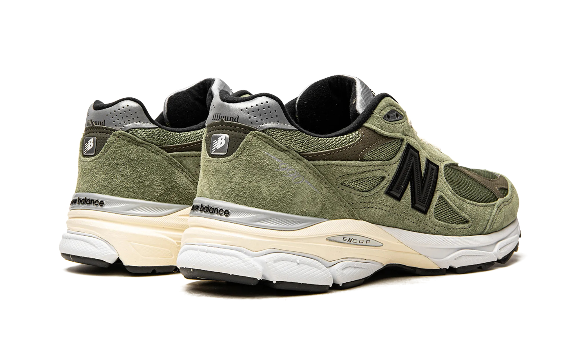 990v3 "JJJJound - Olive" River Path Flex Technology