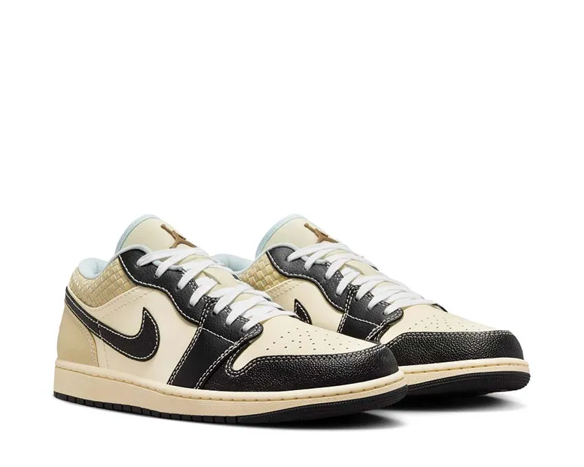 Air Jordan 1 Low SE "Coconut Milk" Premium Leather Comfort Fitment