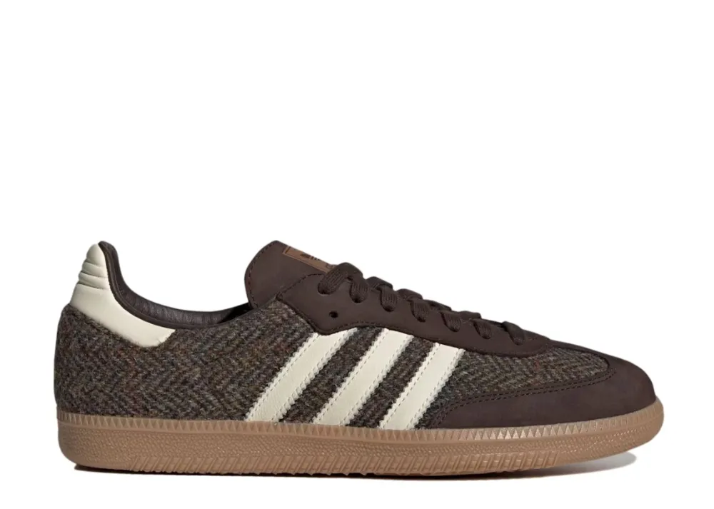 Adidas Samba OG Dark Brown Tweed River Step Fresh Walk