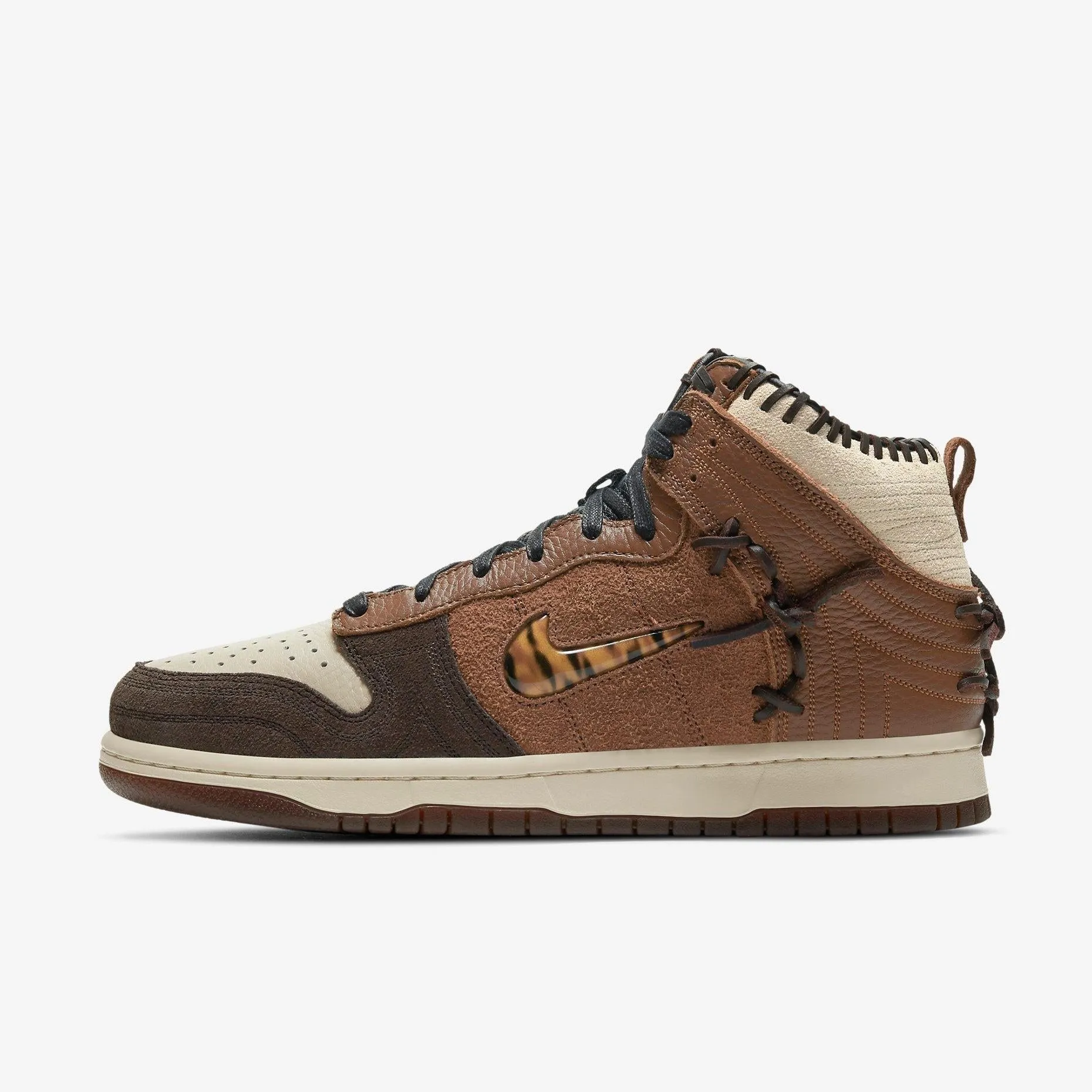 (Men's) Nike Dunk High x Bodega 'Fauna Brown' (2020) CZ8125-200 Foot Ease Daily Move