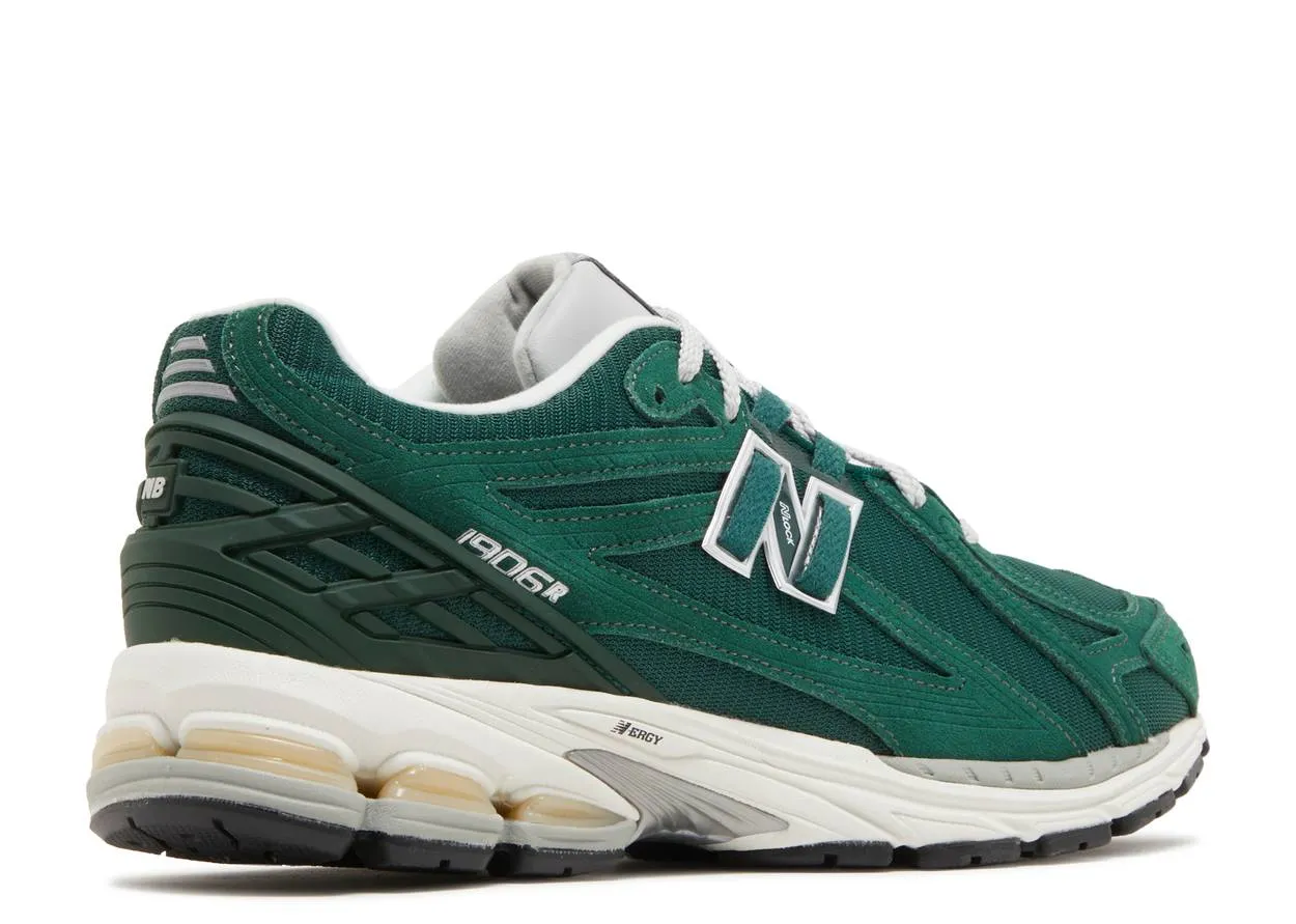 Simple Build New Balance 1906R Green Suede Metallic Silver