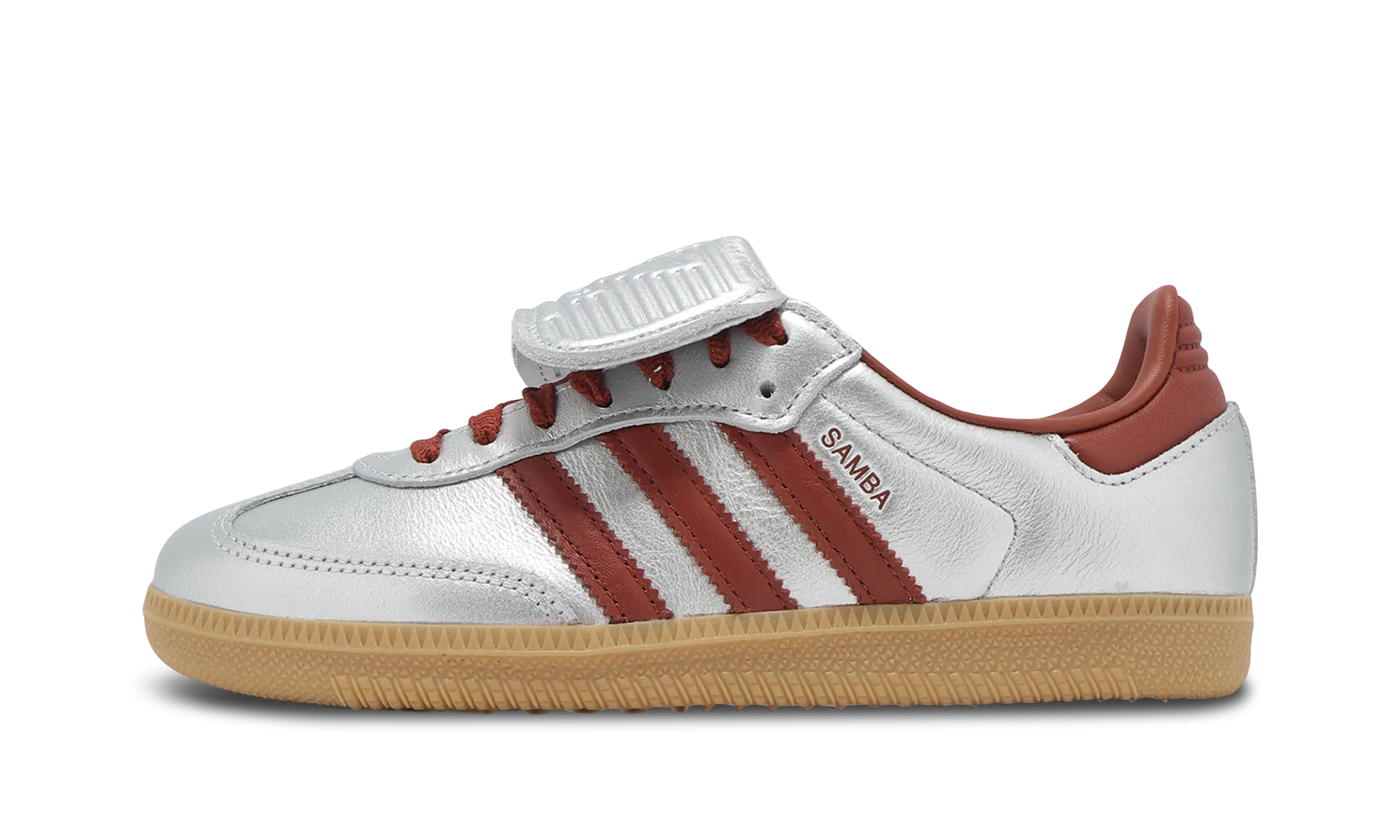 Samba LT WMNS "Silver Metallic Ruby Gum" Functional Fit
