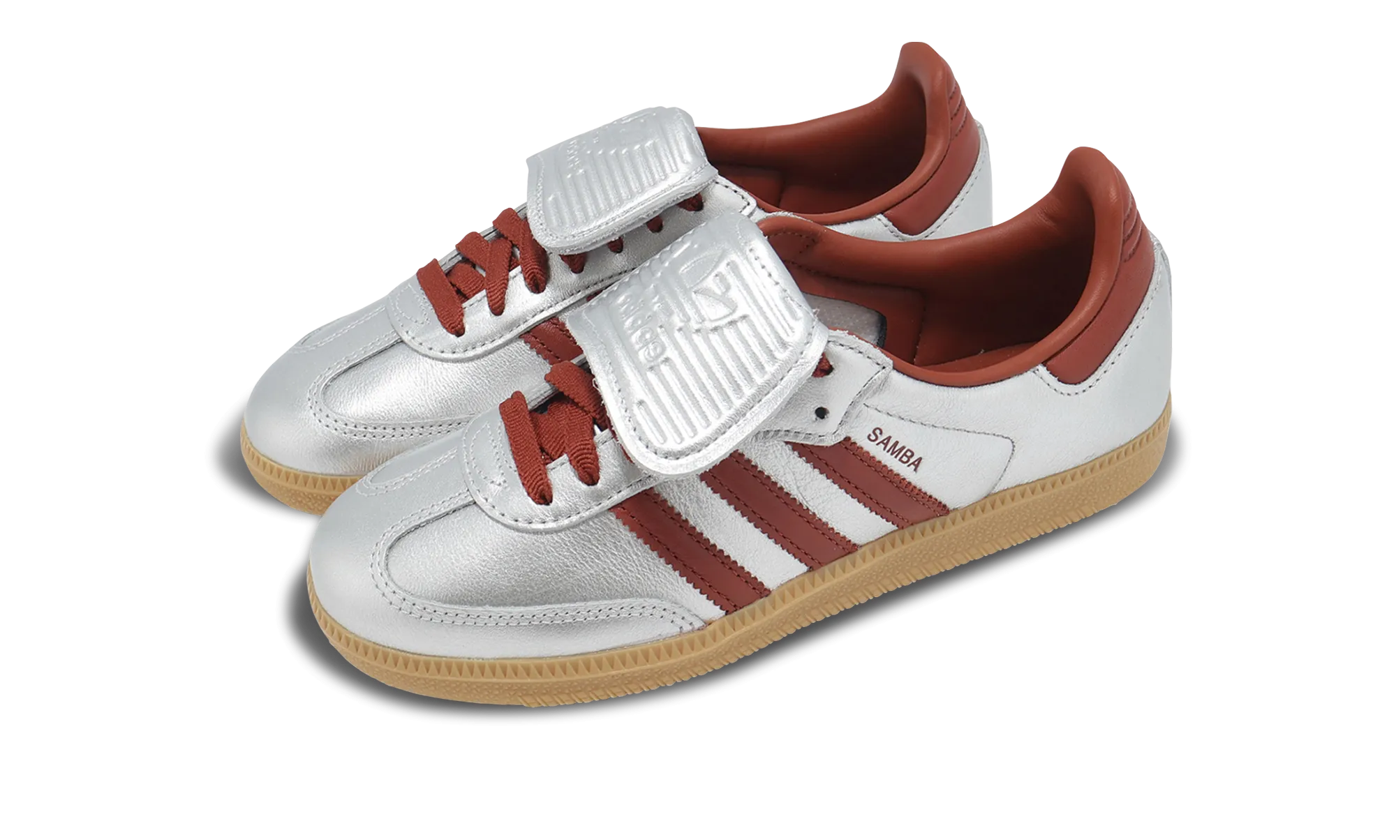 Samba LT WMNS "Silver Metallic Ruby Gum" Youth Approved Short Step