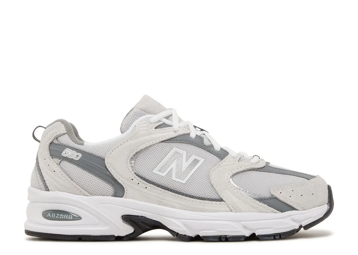 New Balance 530 Grey Matter Harbor Grey Lift Step Airport Style