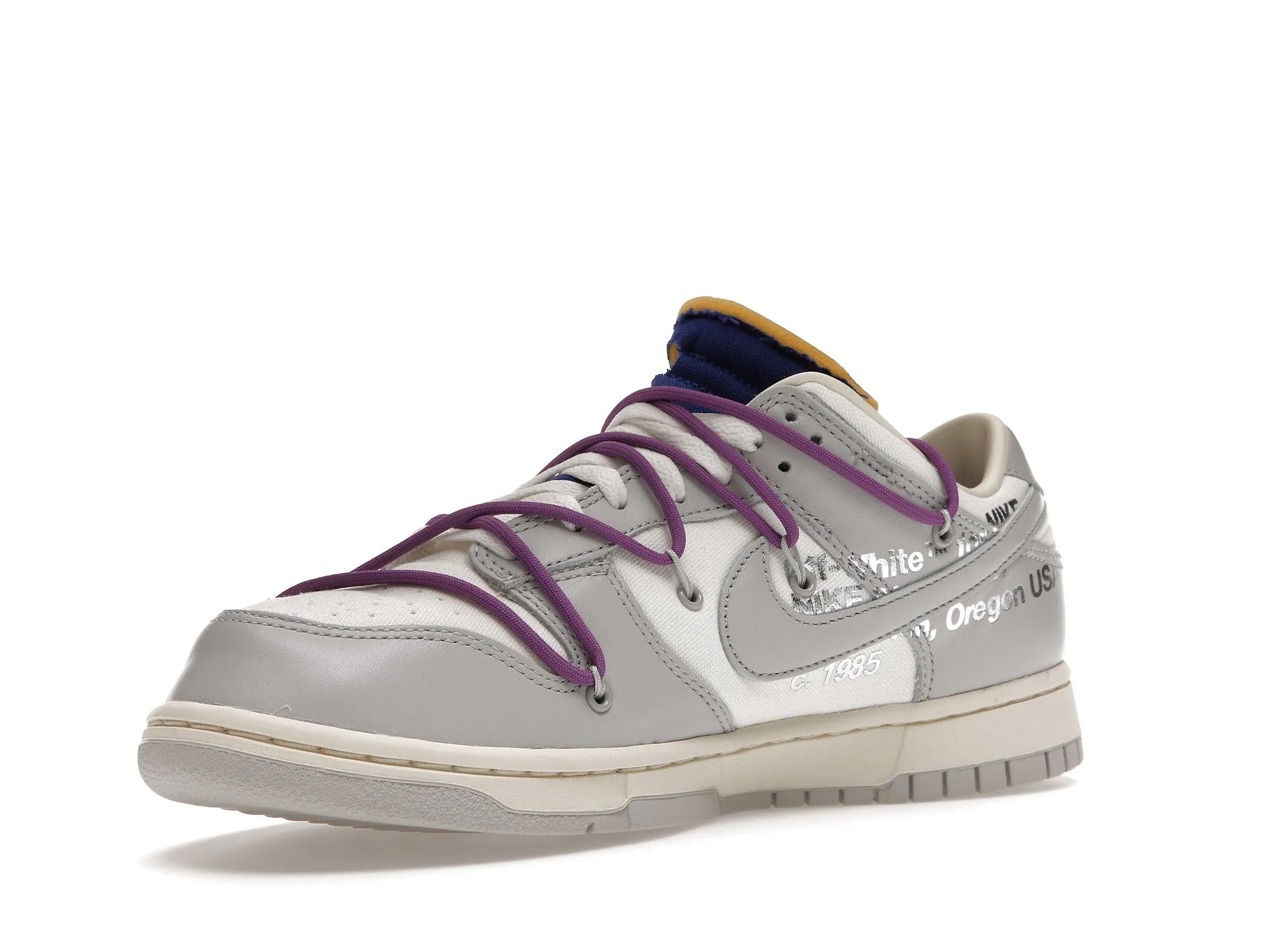 Smooth Step Nike Dunk Low Off-White Lot 48