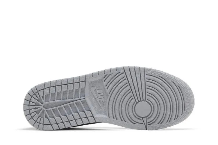 Lasting Comfort Versatile Footwear Air Jordan 1 Mid 'Wolf Grey Midnight Navy'