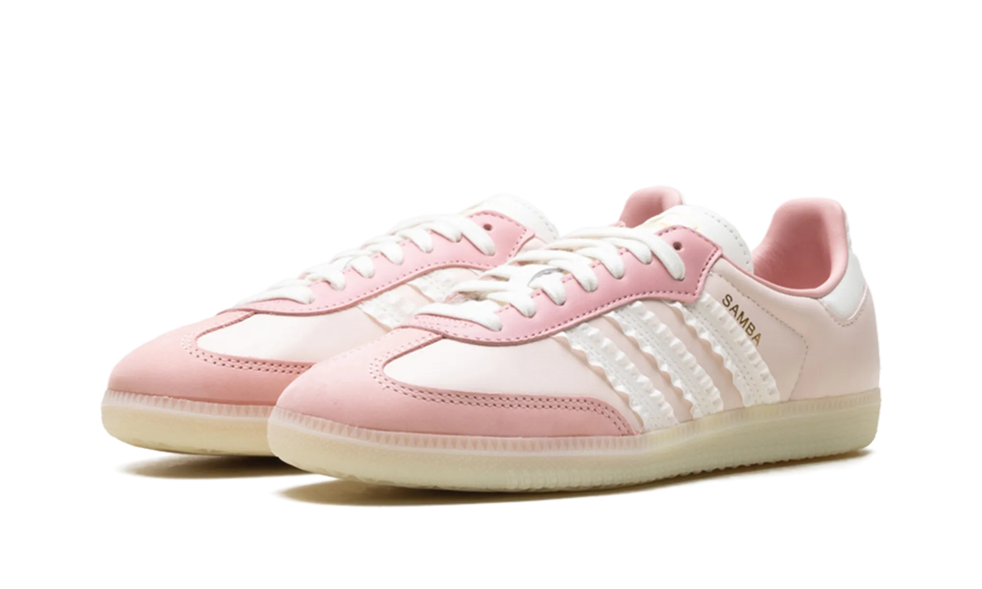 Samba WMNS "Ruffle Stripes - Wonder Mauve" Light material Busy Life
