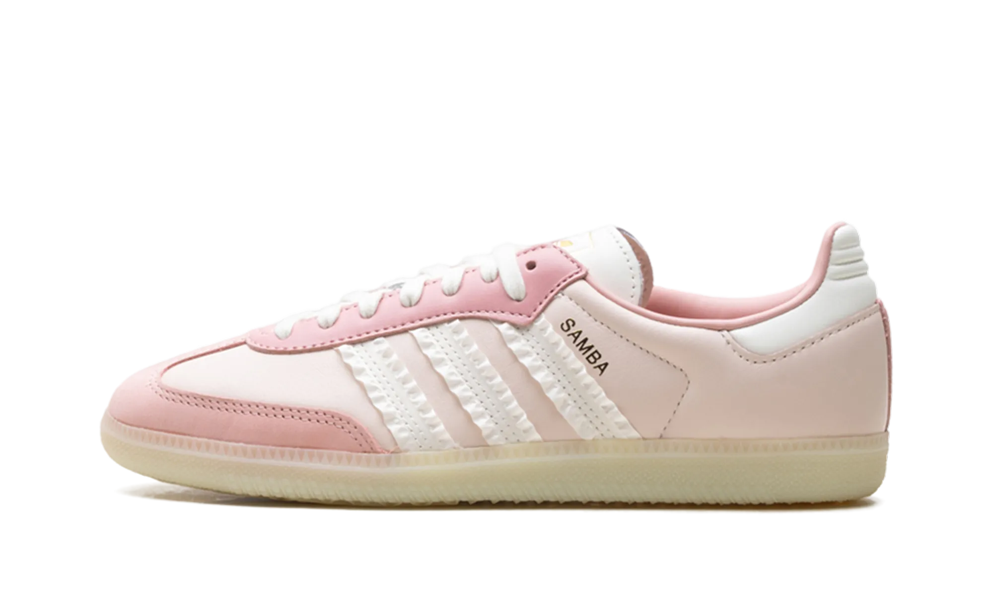 Samba WMNS "Ruffle Stripes - Wonder Mauve" trendy touch Modern Silhouette