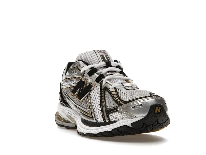 New Balance 1906R White Metallic Gold Elastic laces Vintage Love