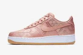 Nike AF1 Low "Clot" Rose Gold Leather   upper Breath Motion