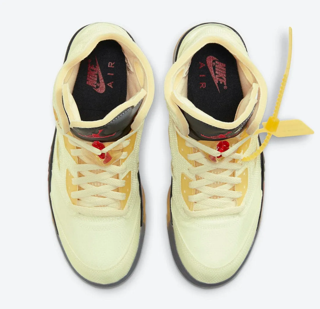 Jordan 5 Retro OFF-WHITE Sail Break Pace Strap