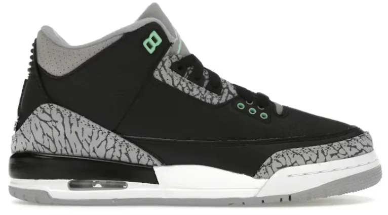 City Wear Traction Control Jordan 3 Retro Green Glow (GS)