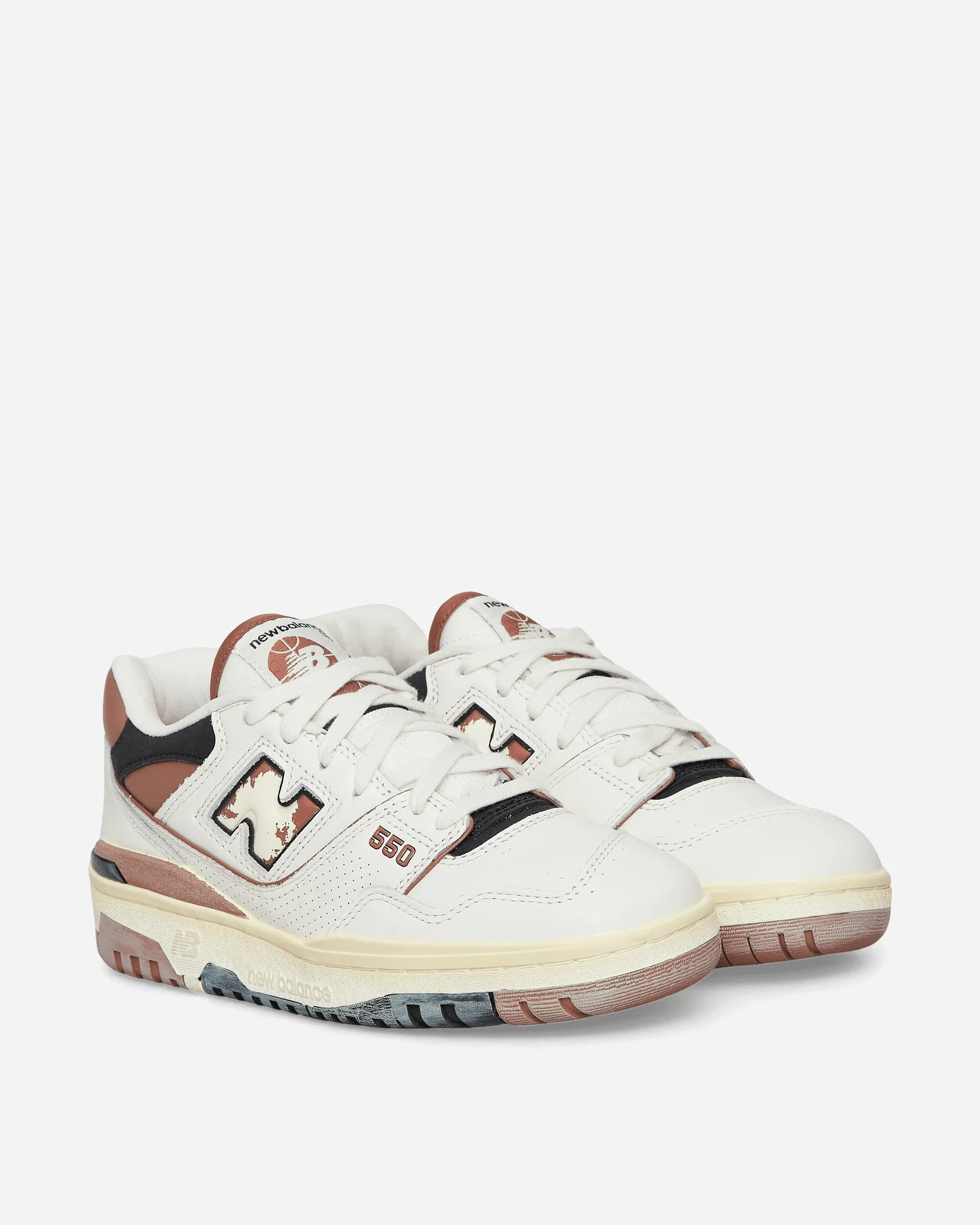 Old School velcro 550 Sneakers Off White / Brown
