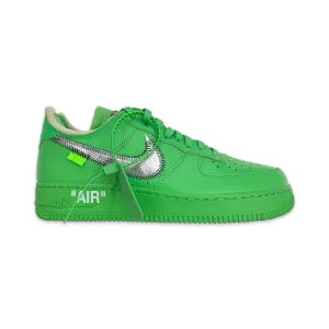 Off White Air Force 1 Low "Brooklyn" / "Green Spark" Breathable Fit