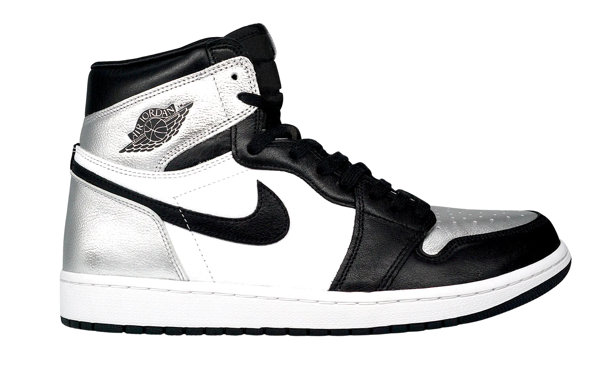 Nike Jordan 1 Retro High OG Silver Toe 2021 (CD0461-001) Women's Size 6-12 Roll Step Feel Good
