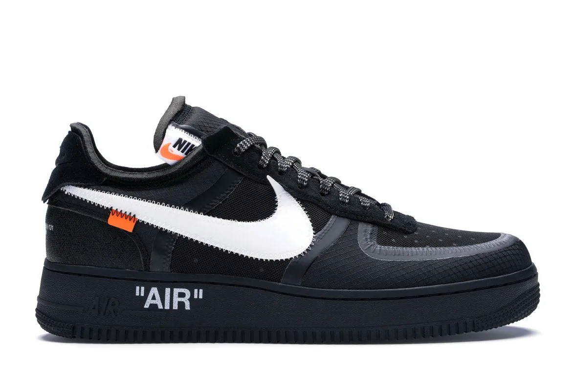 Flip Hike Tidy Lines Nike Air Force 1 Low Off-White Black White