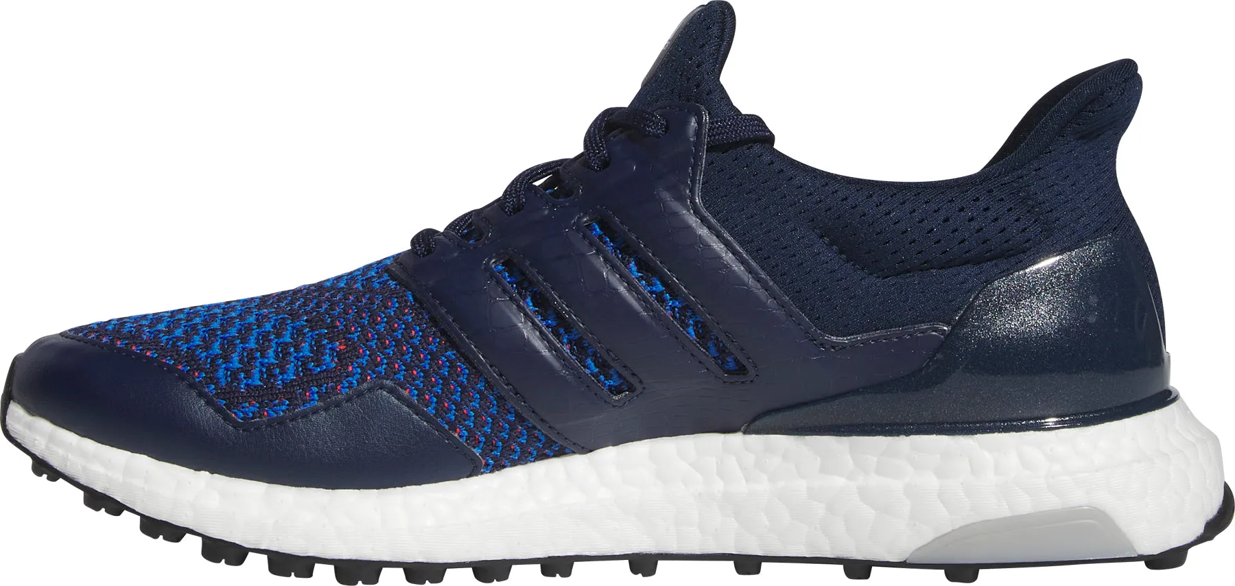 adidas Ultra Boost Spikeless Golf Shoes - Blue Mesh Lining Slip On Design