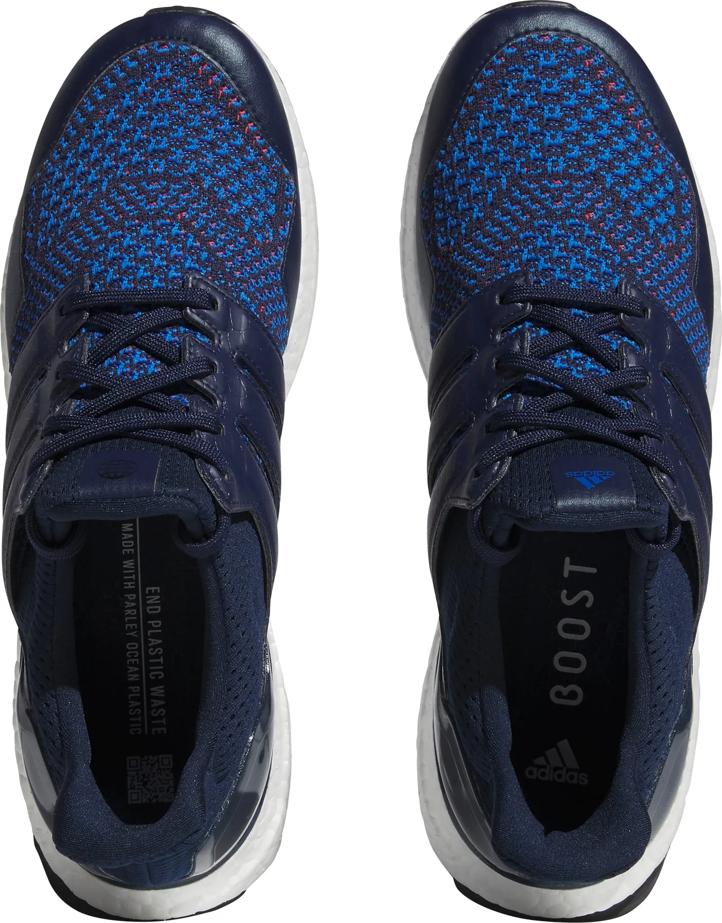 adidas Ultra Boost Spikeless Golf Shoes - Blue City Explorer