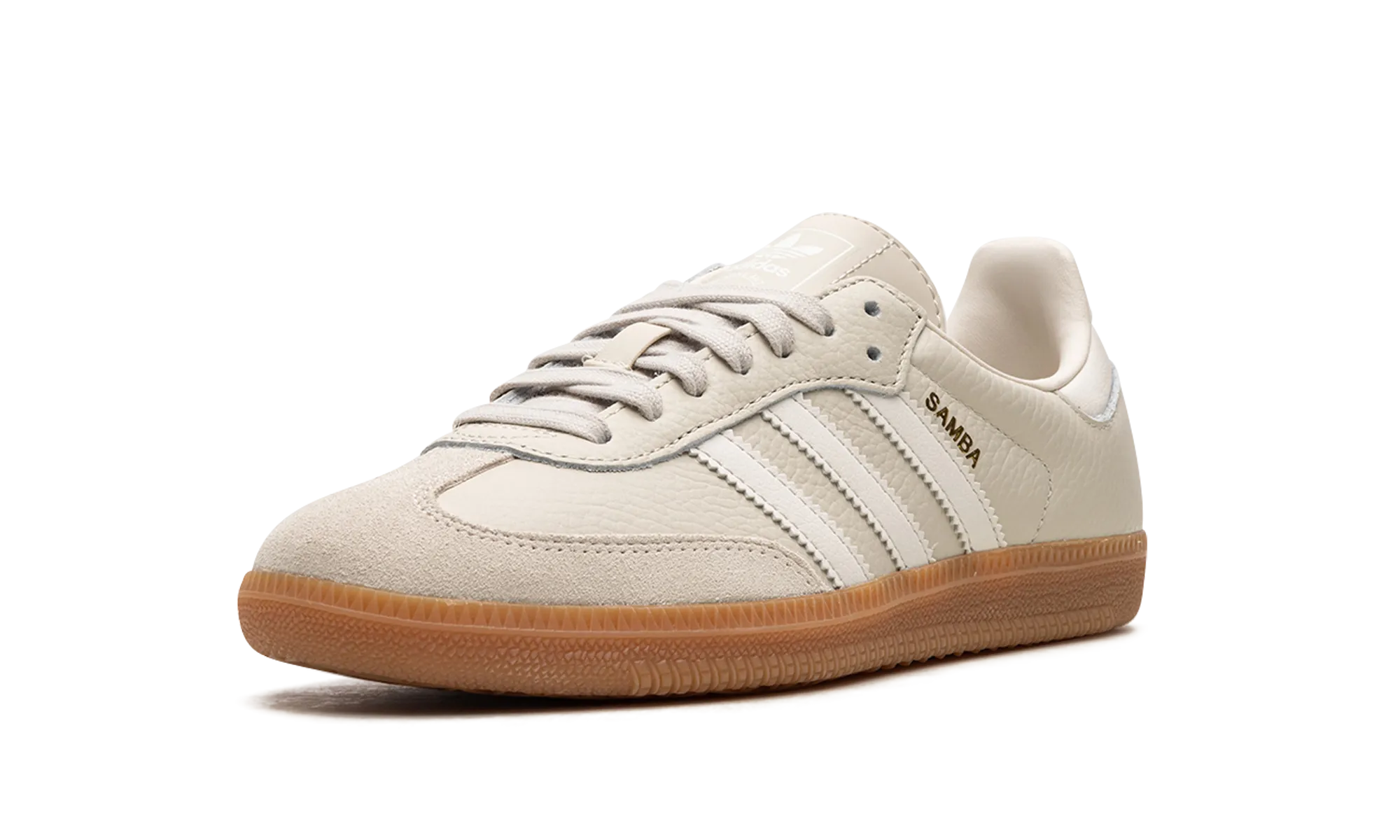 Samba OG "Beige / White / Gum" mom style