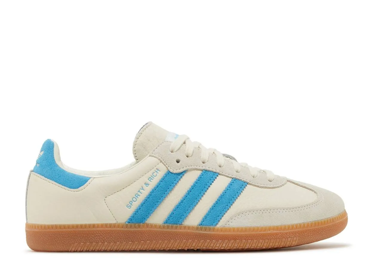 Adidas Samba OG Sporty & Rich Cream Blue Speed Step
