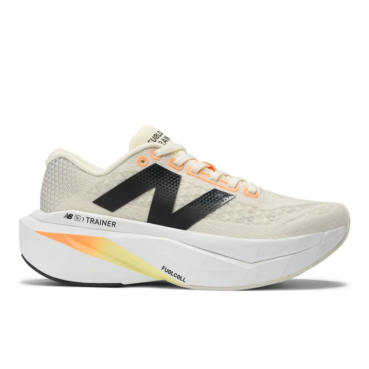 WOMEN'S FUELCELL SUPERCOMP TRAINER V3 - B - CA4 ANGORA/HOT MANGO Comfort Tongue Comfortable Design