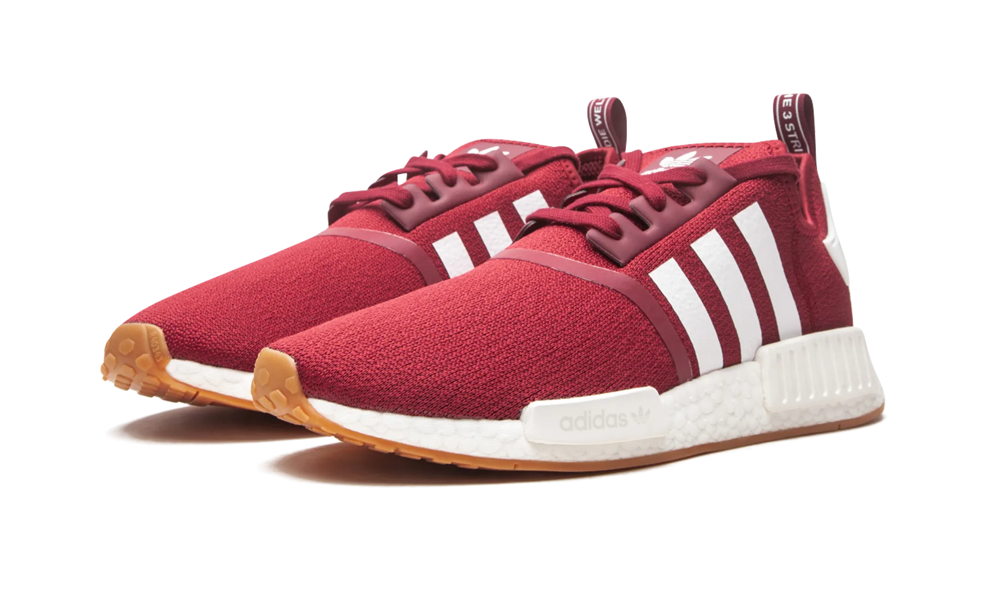 NMD_R1 "Burgundy / Gum" Stylish Appeal City Adventure
