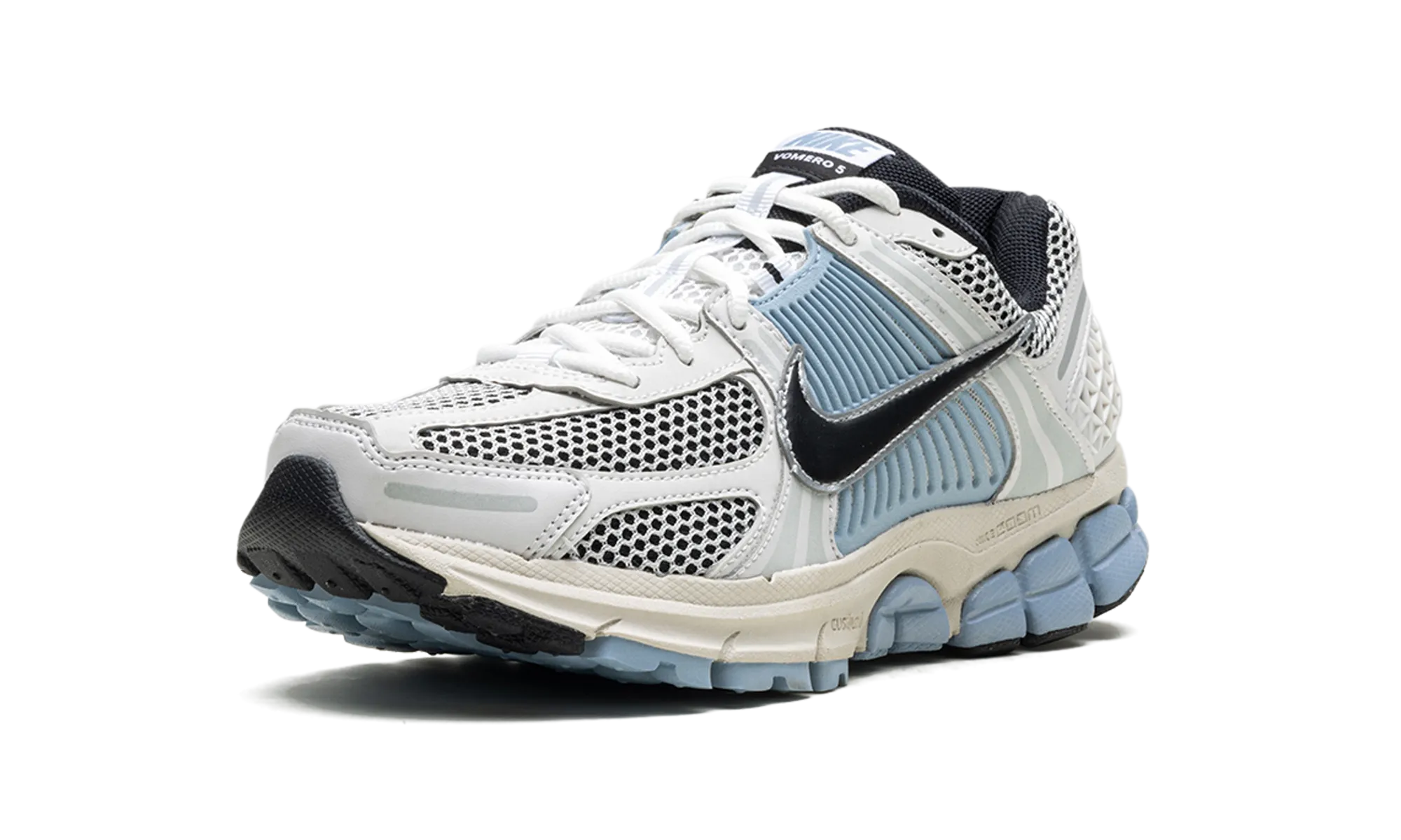 indoor running shoe features road runners' shoes Air Zoom Vomero 5 WMNS "LIGHT ARMORY BLUE"