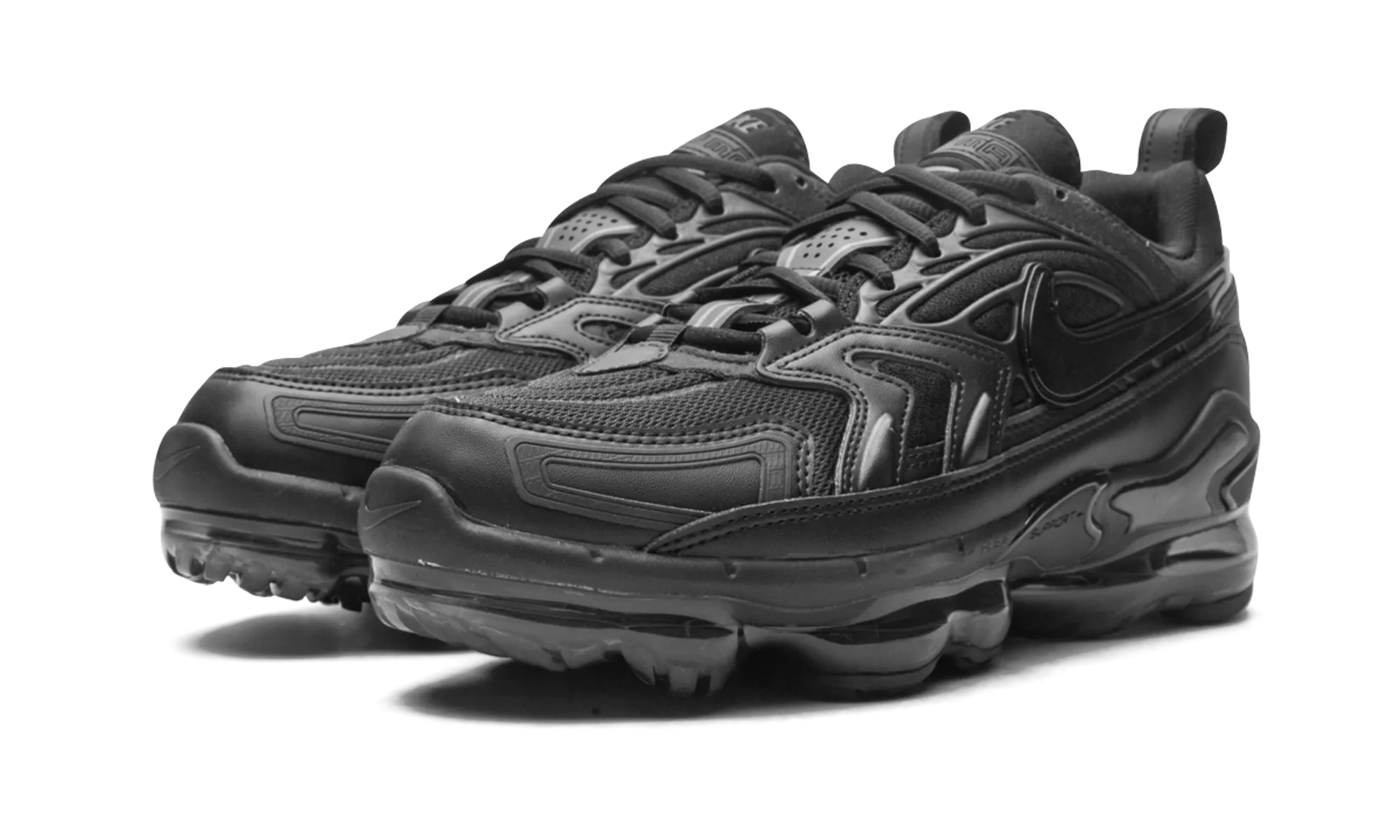 Air Vapormax EVO "Triple Black" Running Cushioning running in a bluff area shoes
