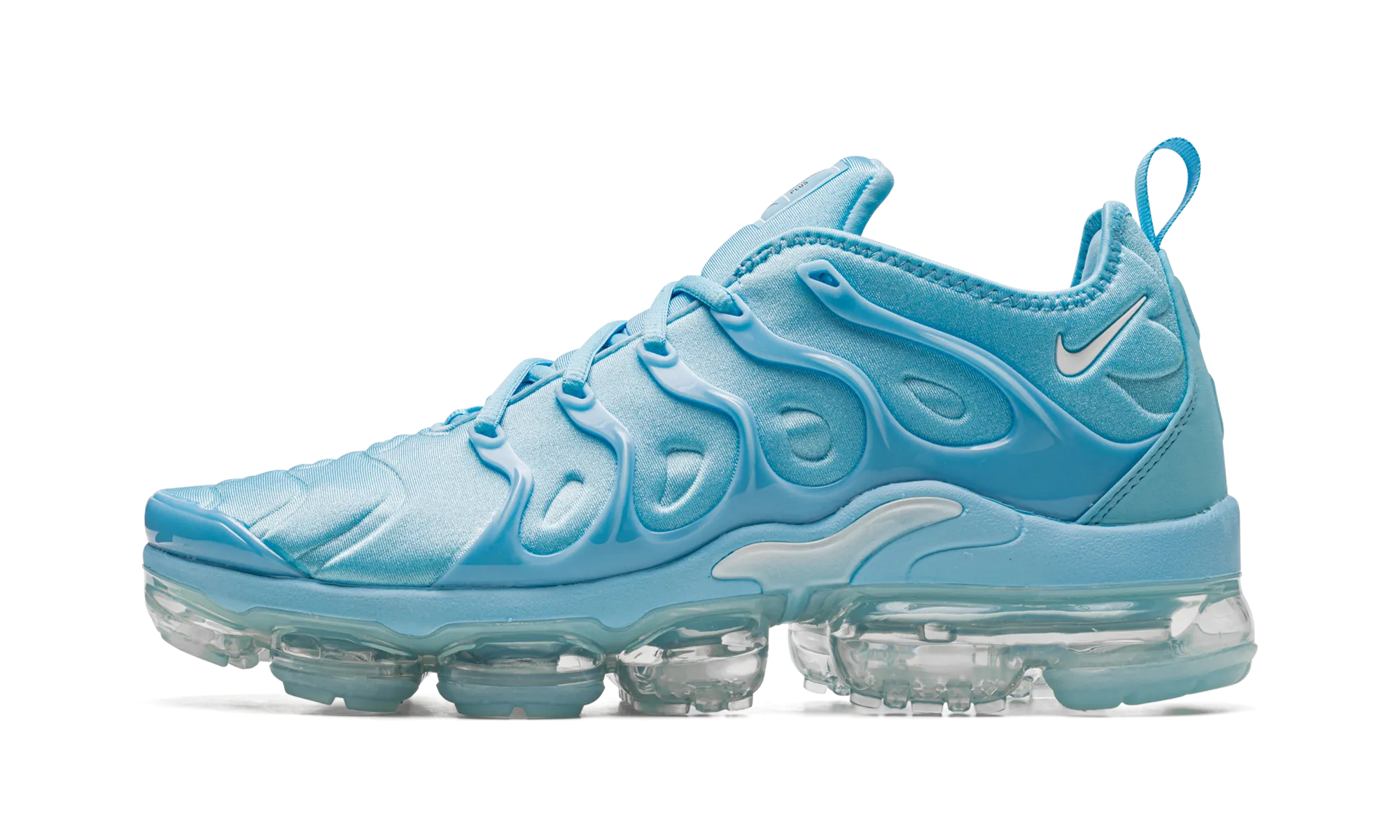 Breathable Cushion running shoes for unisex youth Air Vapormax Plus "Blue Chill"
