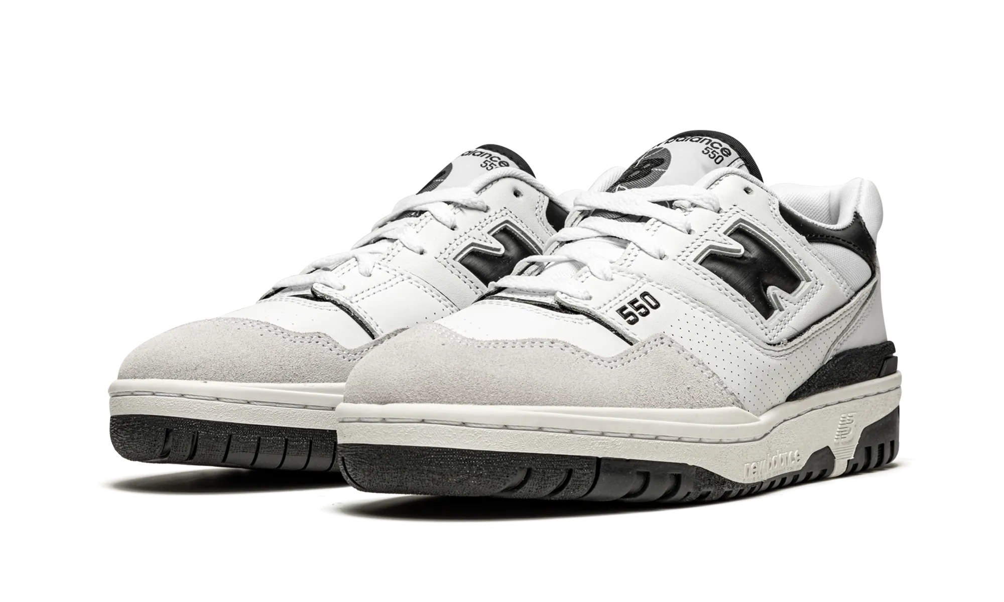 550 "White / Black" Supportive Rubber   sole