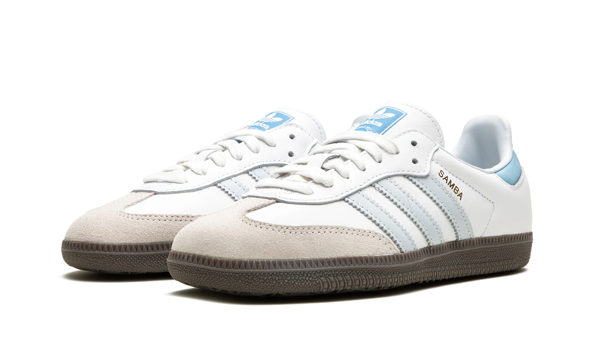 Samba OG "White / Halo Blue" Slip Easy