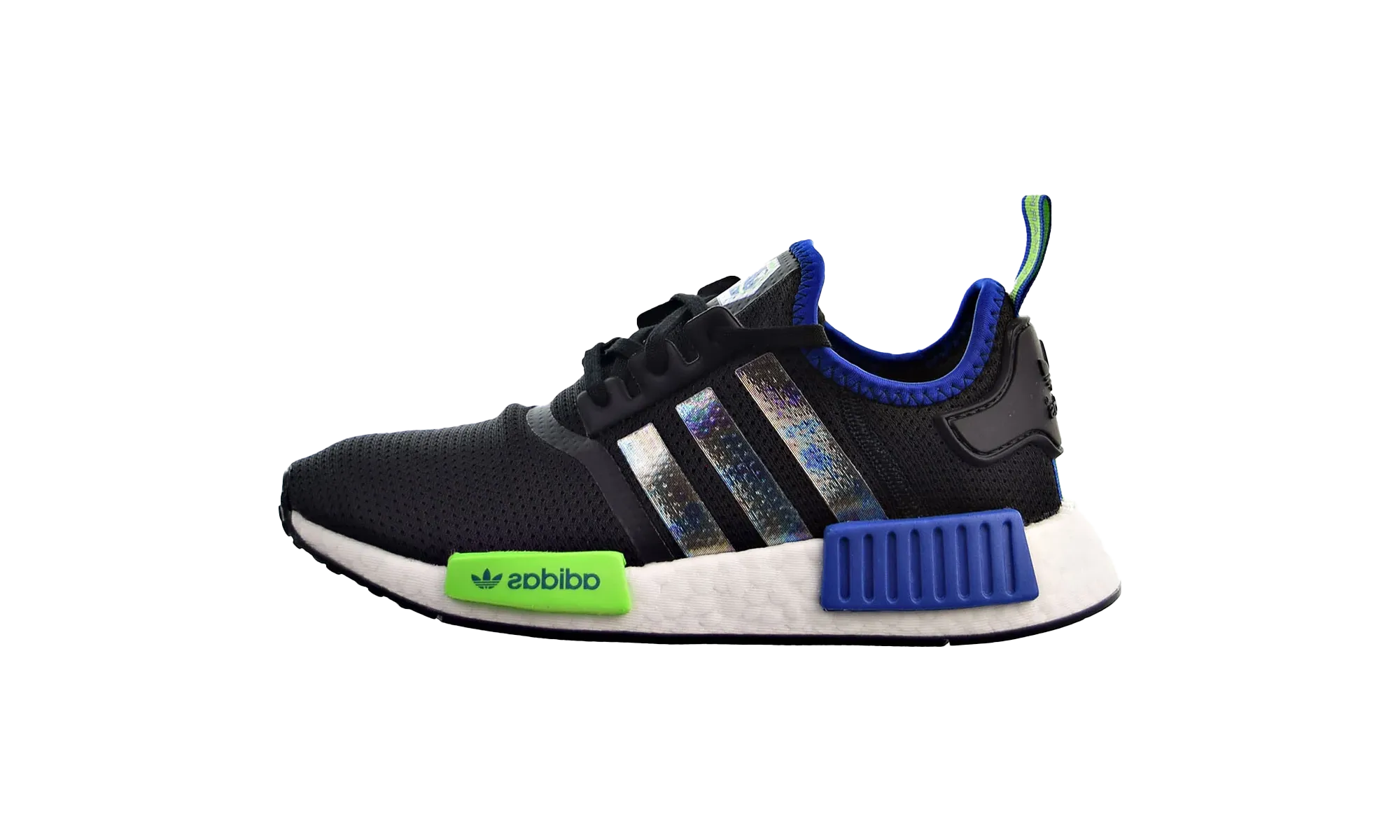 NMD_R1 GS "Core Black-Supplier Colour-Solar Green" Ankle friendly Slip Control