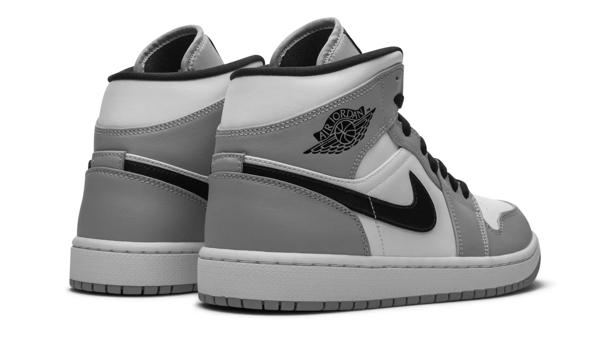 Air Jordan 1 Mid Light Smoke Grey Flex Feel