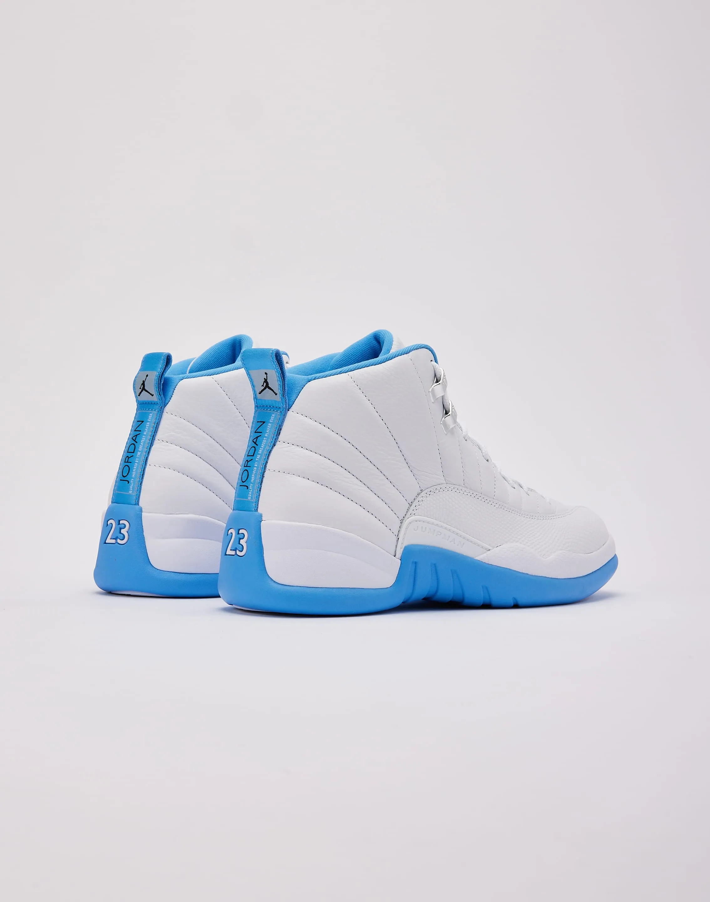 Velvet Soft Jordan Air Jordan 12 Retro 'White and University Blue'